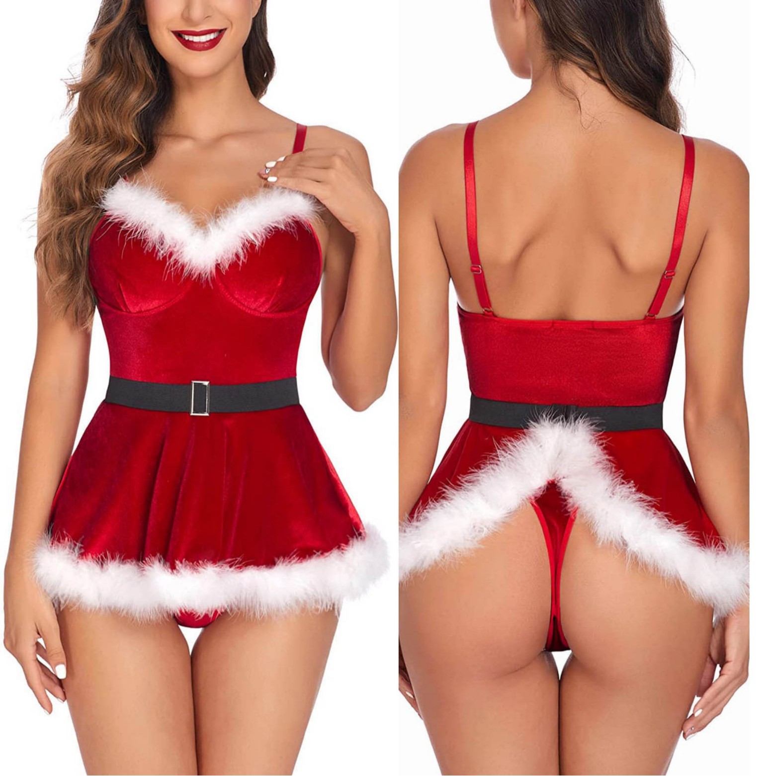 Women'S Fashion Line - Women's Sexy Nightgown Santa Claus Cosplay