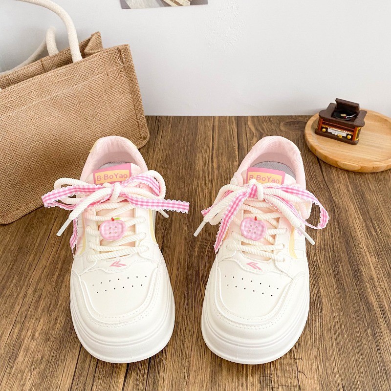 Sneakers Fashion Women - Board Shoe with Dopamine Design, Small-sized,