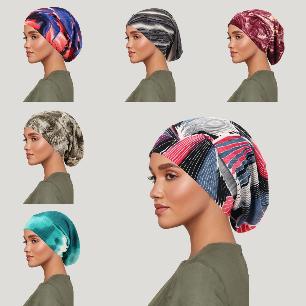 Women'S Fashion For 2026 - 2026 New Tie-dye Hair Cover Cap