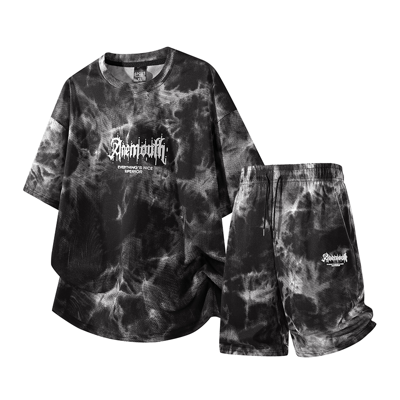 Tie Dye Two Piece - High Street Tie Dye Tracksuit Men