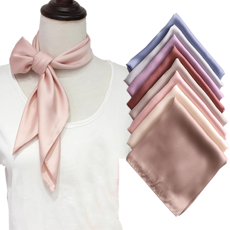 Women'S Fashion In The 50S - Solid 50s Neck Scarf Solid Color