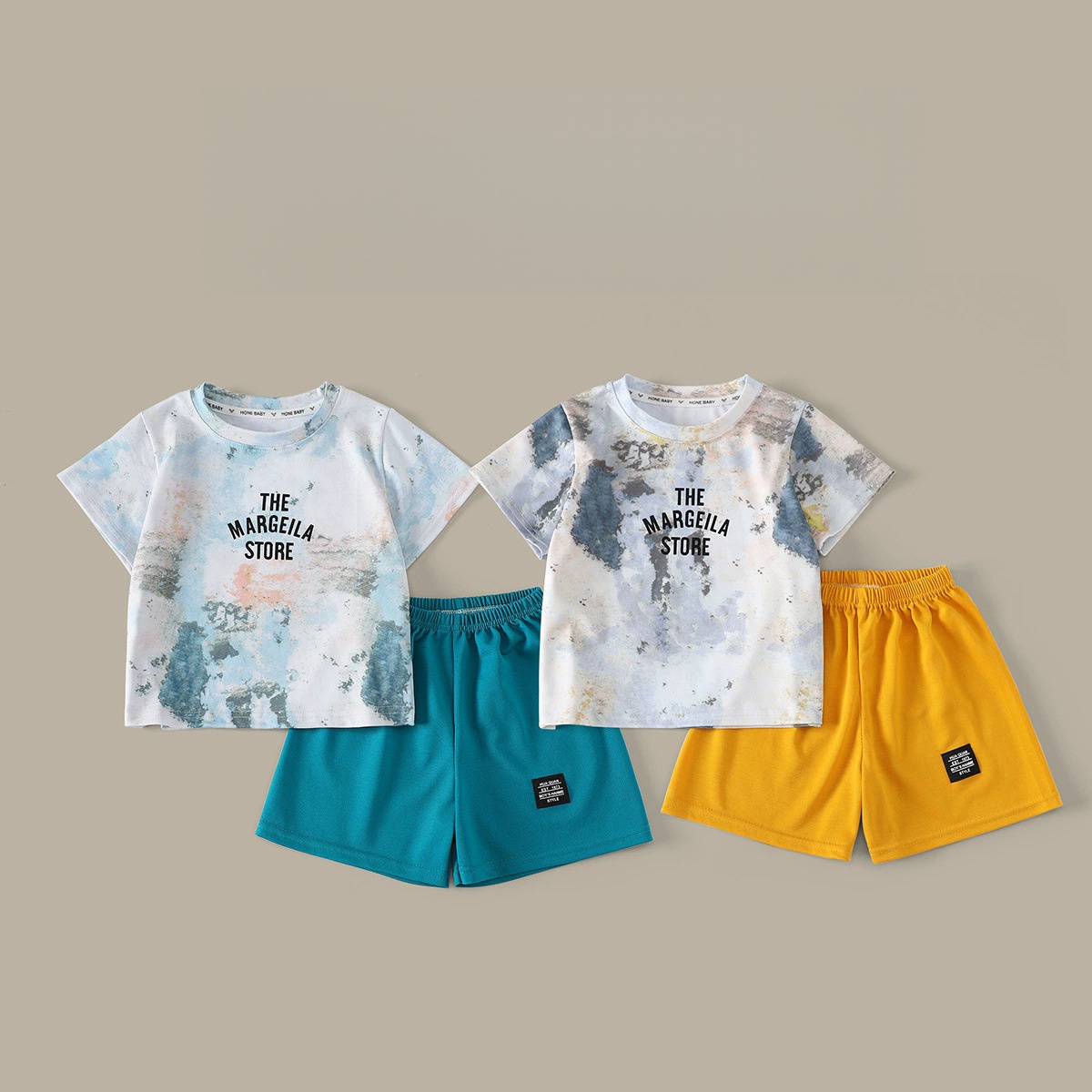 Tie Dye Two Piece - Kids Summer Tie Dye Two Piece