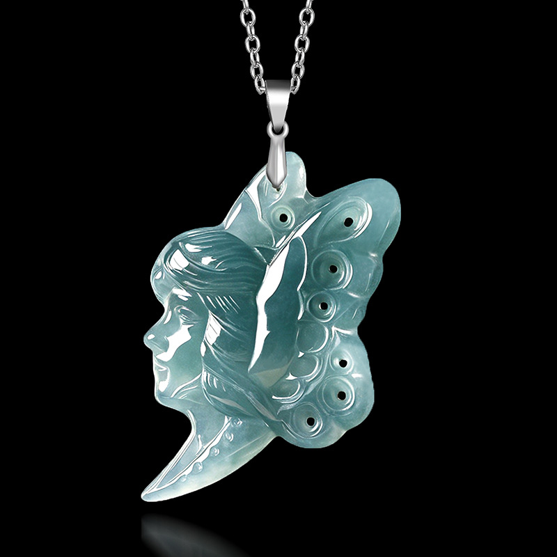 Women'S Fashion Gifts - S925 Silver Natural Blue Water Jade