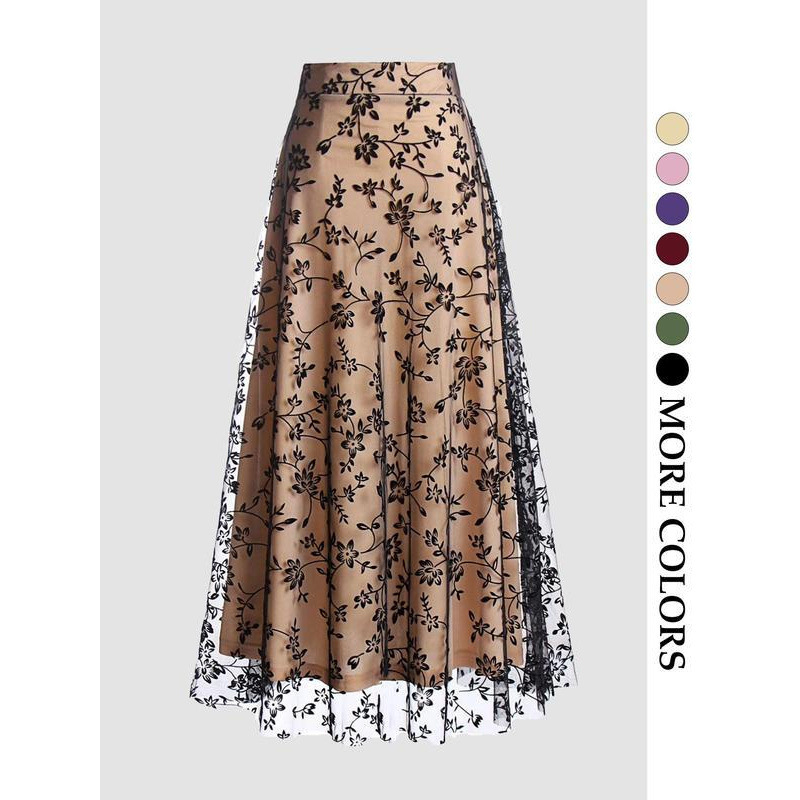 Women'S Fashion In The 50S - Solid Color Retro 50s tulle skirt