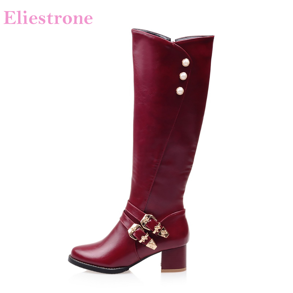 Winter Fashion Women Boots - Brand New Fashion Red Black Women