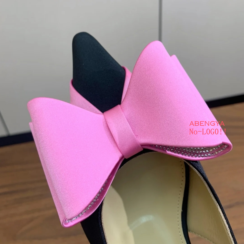 Women Fashion Designers - Designer Sexy Silk Pink Low Heels