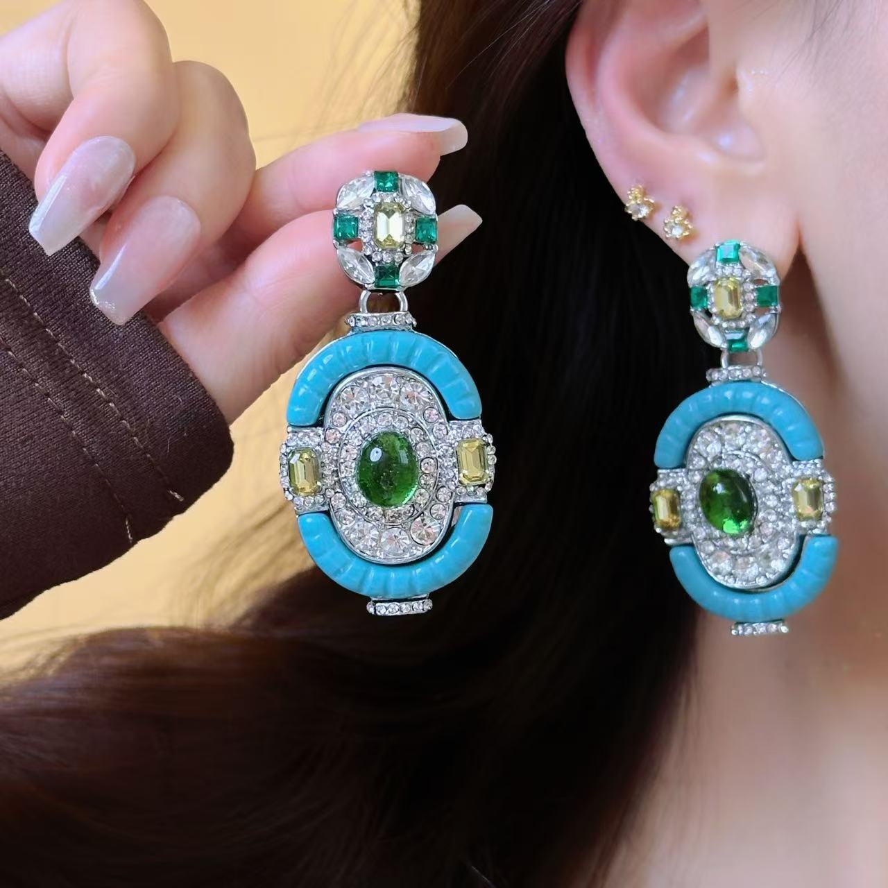 Vintage Turquoise Emerald Silv - огляд і ціна Women'S Fashion Victorian Era