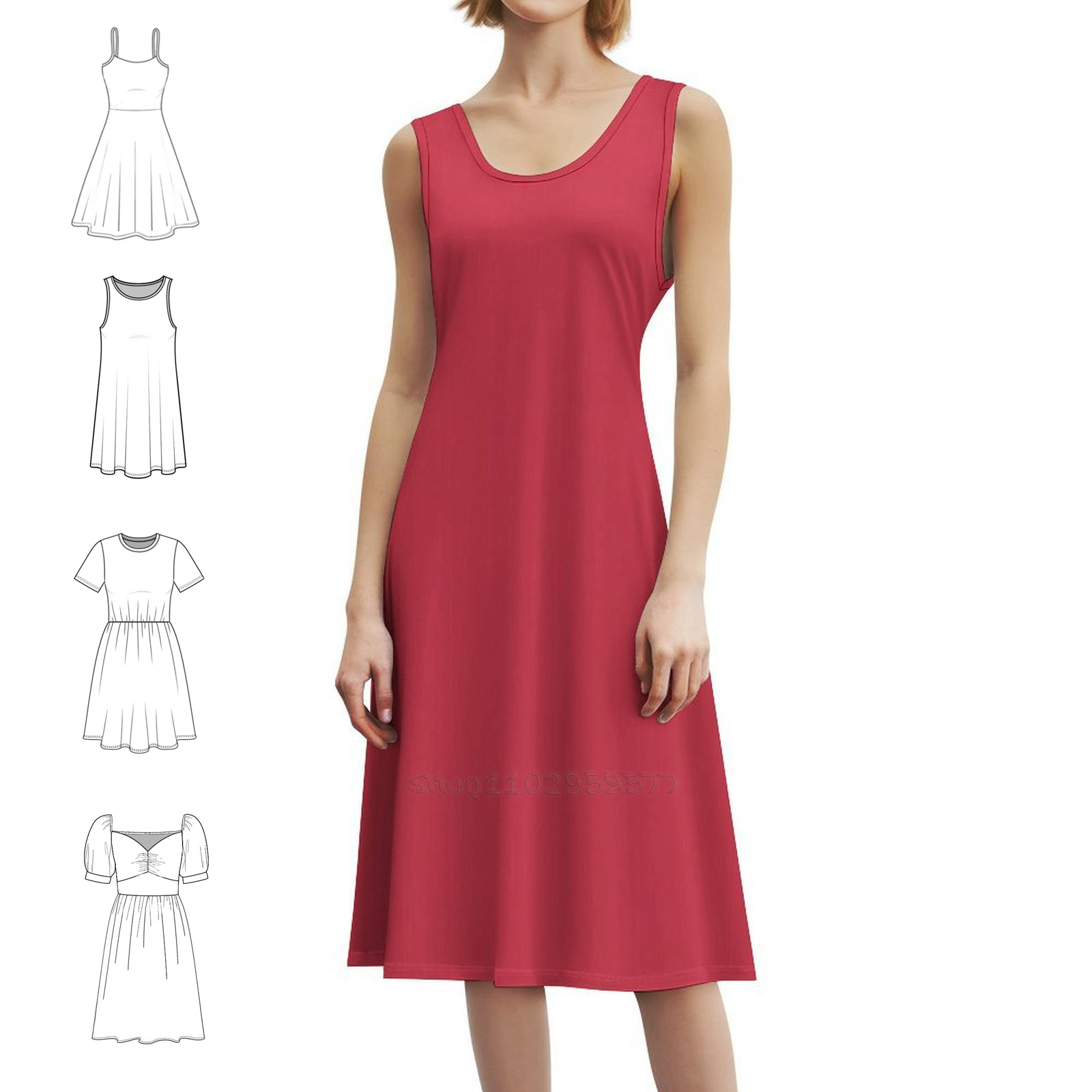Paprika Floral Smock Dress For - огляд і ціна Smocked Dress Women