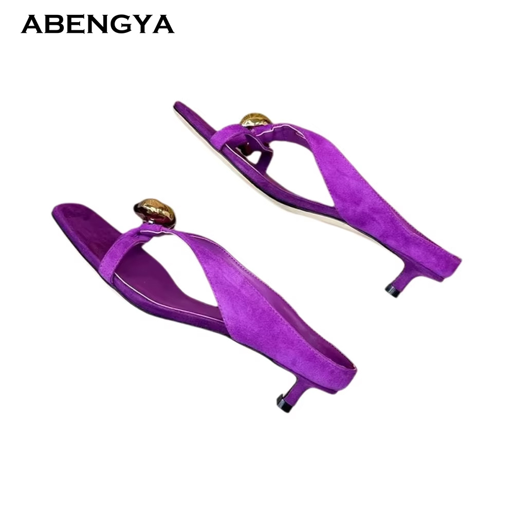 2026 Summer New Suede Slippers - огляд і ціна Women'S Fashion Designer Clothes
