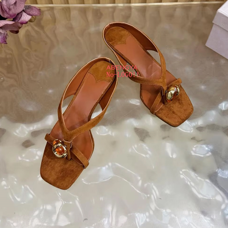 2026 Summer New Suede Slippers - огляд і ціна Women'S Fashion Designer Clothes