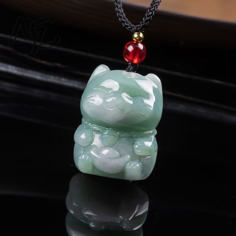 Natural Emerald Jade Lucky Cat - огляд і ціна Women'S Fashion Gifts