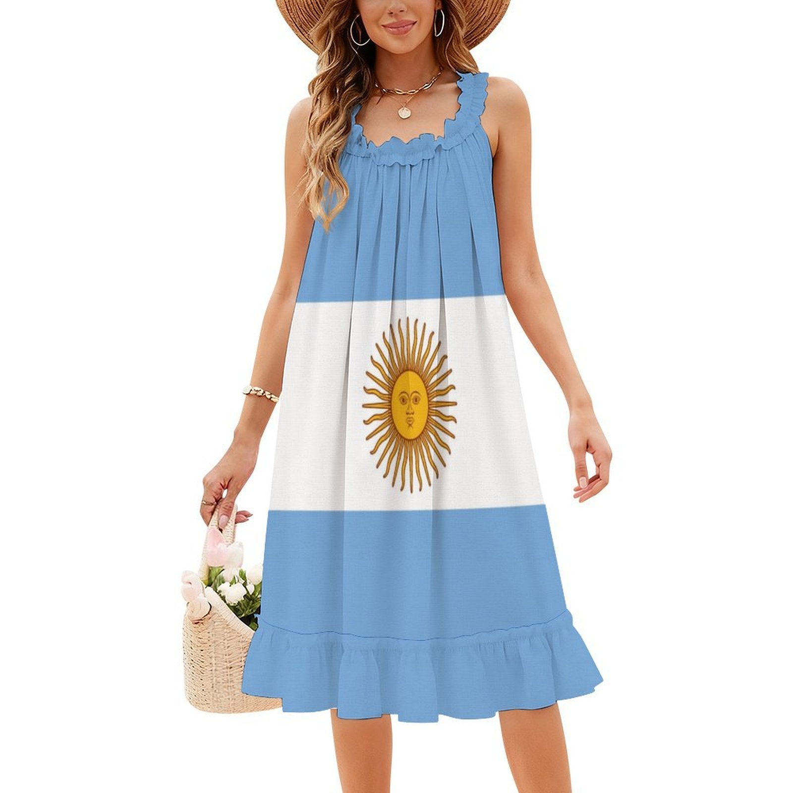 Argentina-Argentinian T-Shirt  - огляд і ціна Smocked Dress Women