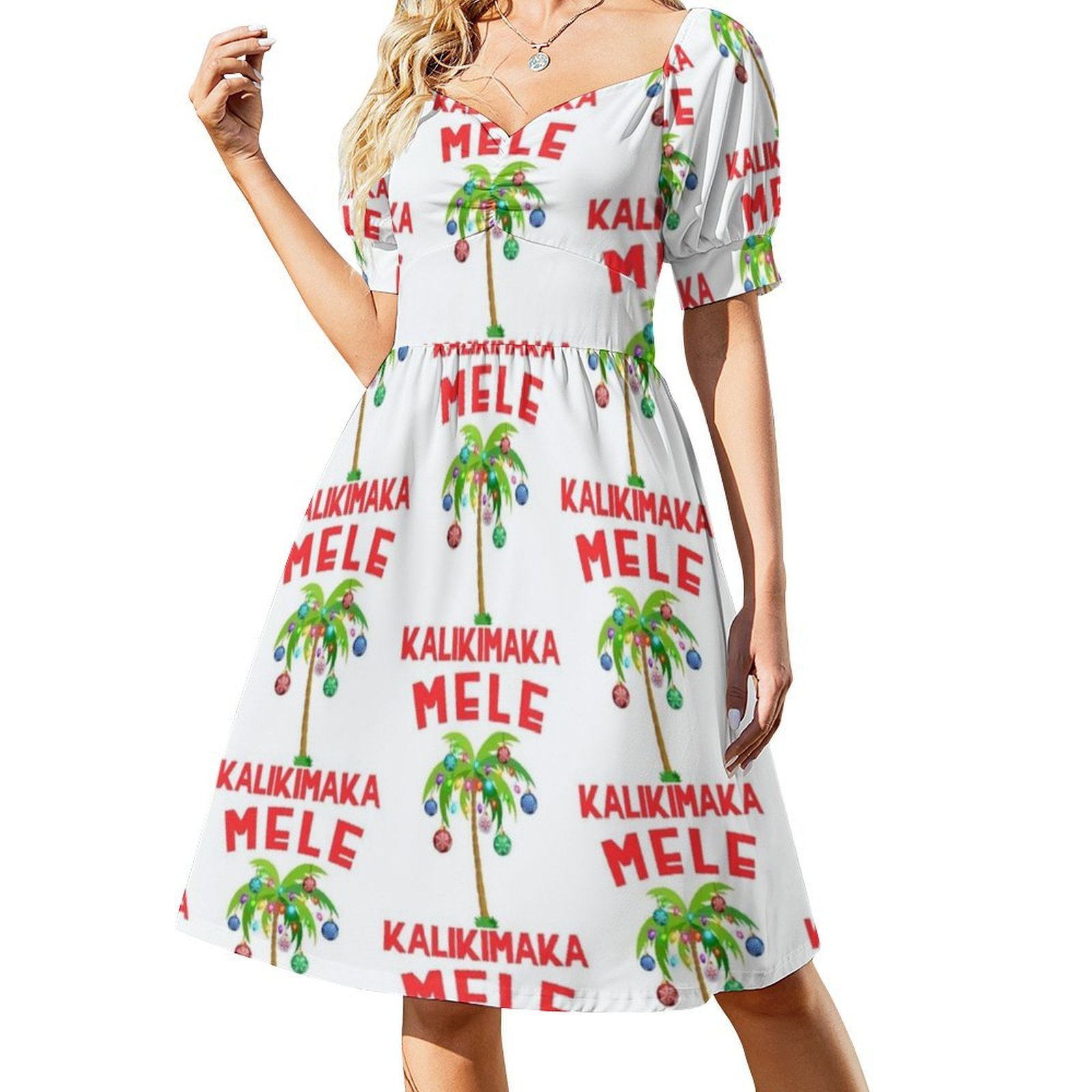 Mele Kalikimaka-Hawaiian Chris - огляд і ціна Smocked Dress Women