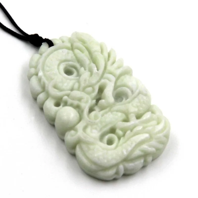 Natural White jade Dragon Phoe - огляд і ціна Women Fashion Jewellery