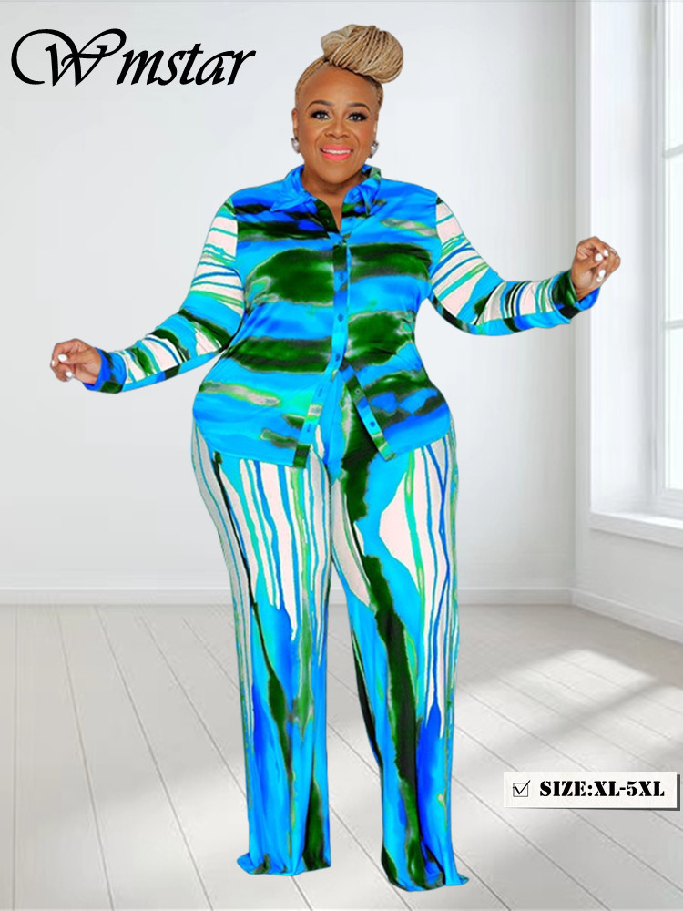 Wmstar Plus Size Two Piece Out - огляд і ціна Tie Dye Two Piece