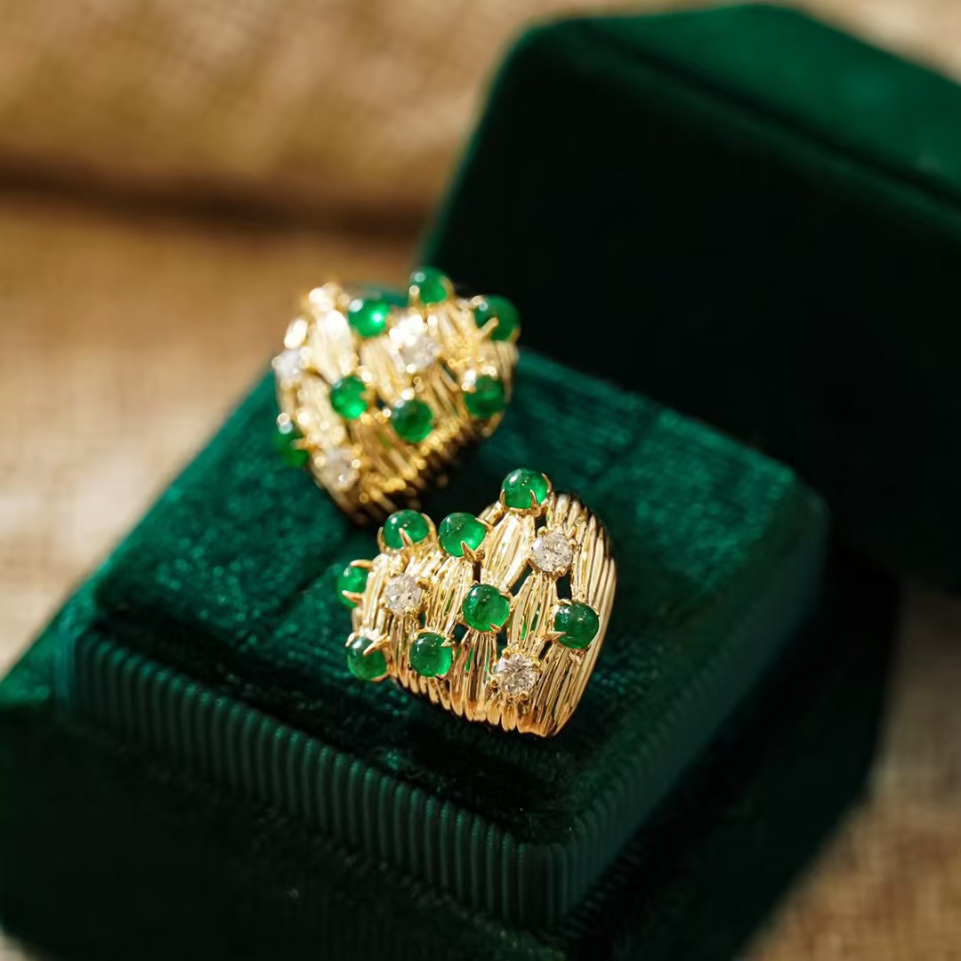Retro14K Gold Filled Emerald D - огляд і ціна Women'S Fashion Victorian Era
