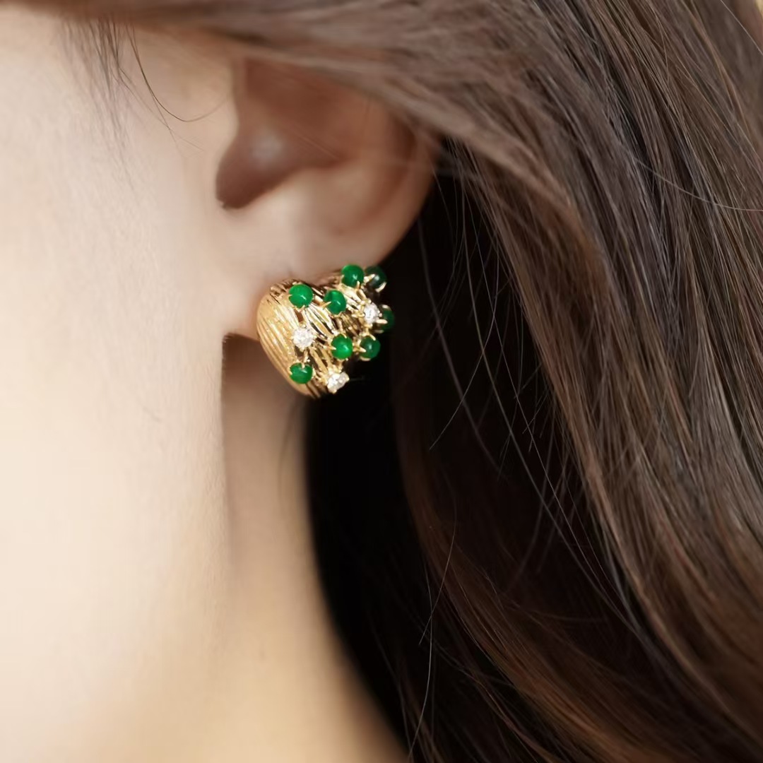 Retro14K Gold Filled Emerald D - огляд і ціна Women'S Fashion Victorian Era