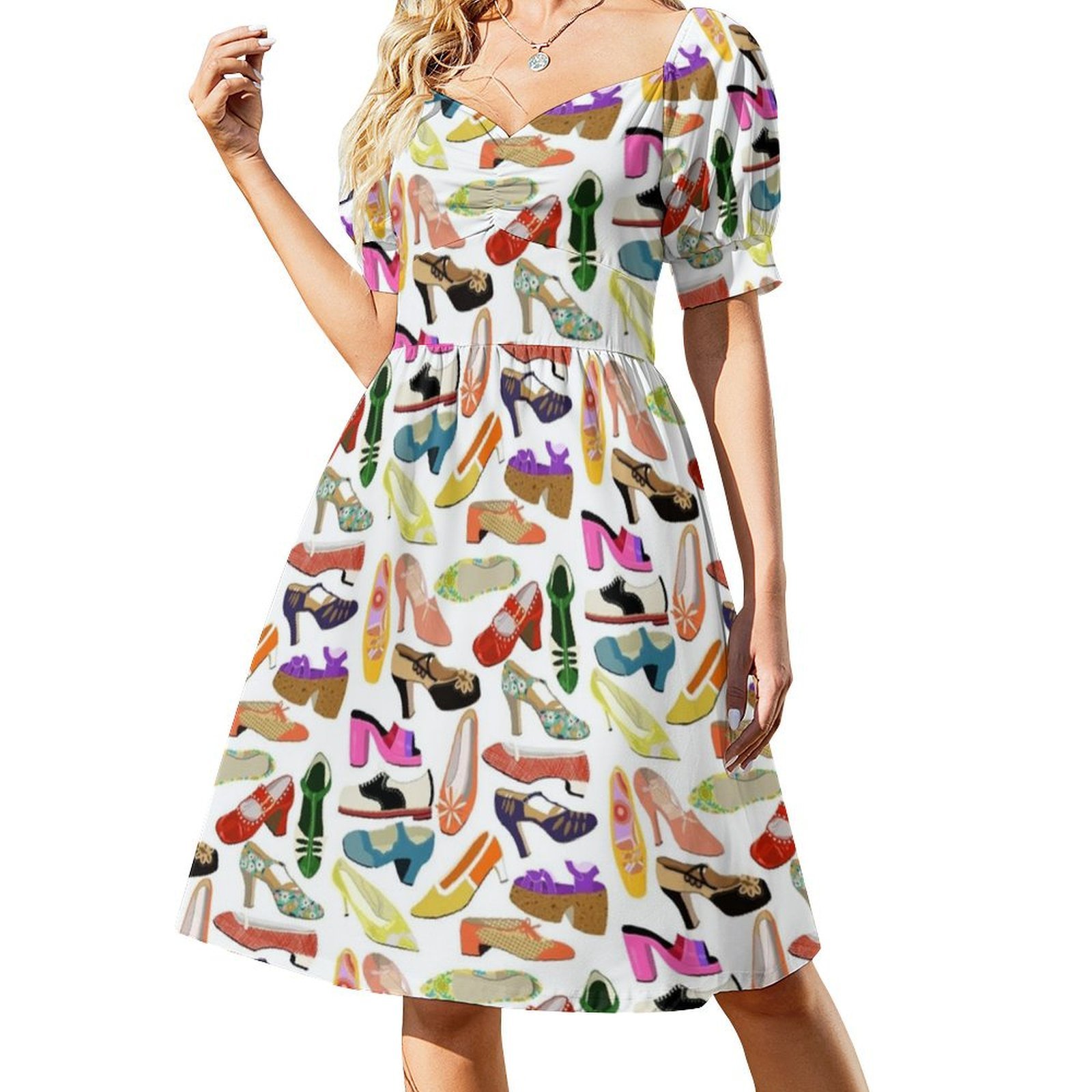 Vintage Shoe Collection Floral - огляд і ціна Smocked Dress Women