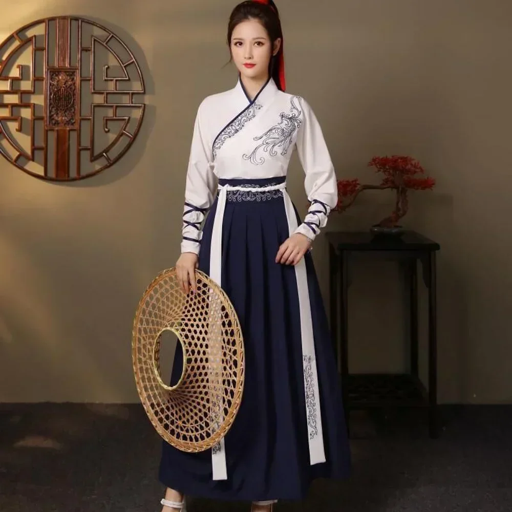 Modern Hanfu Women Top Skirt 2 - огляд і ціна Women'S Fashion Leggings
