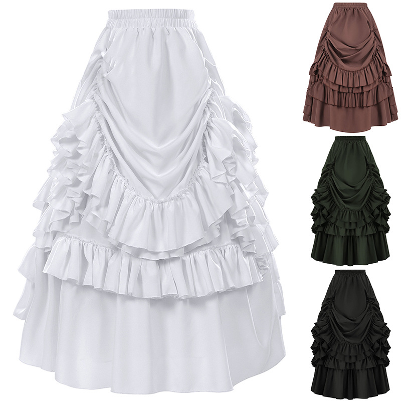 Retro Gothic Style Short Skirt - огляд і ціна Women'S Fashion Victorian Era