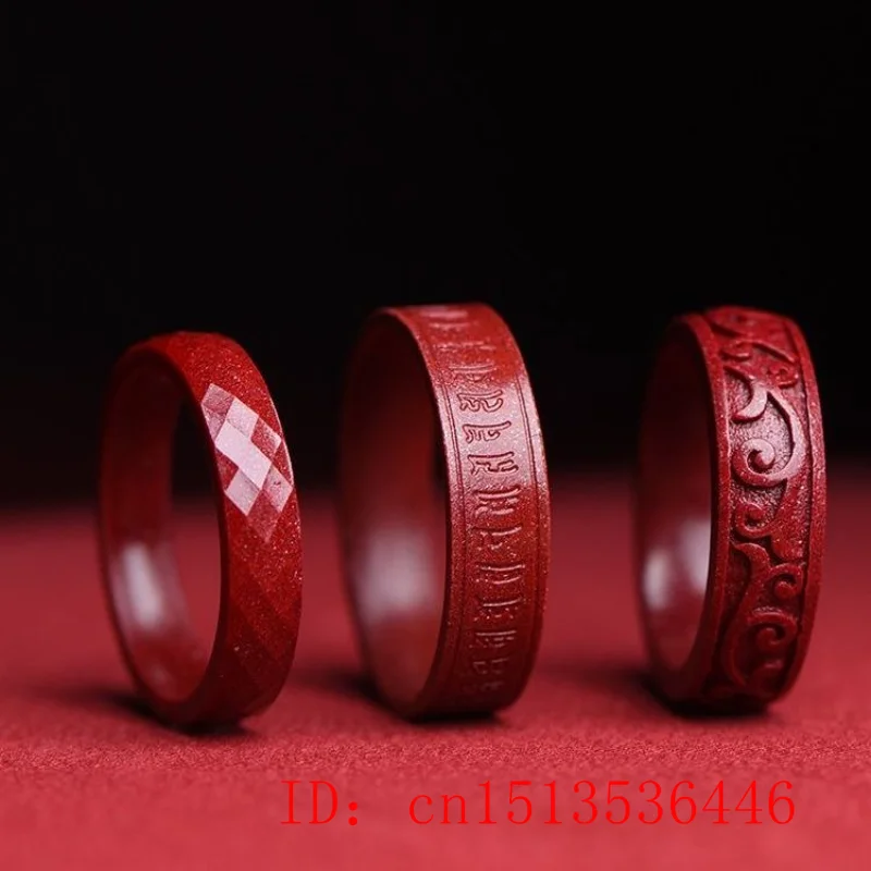 Natural Authentic Cinnabar Rin - огляд і ціна Women Fashion Jewellery