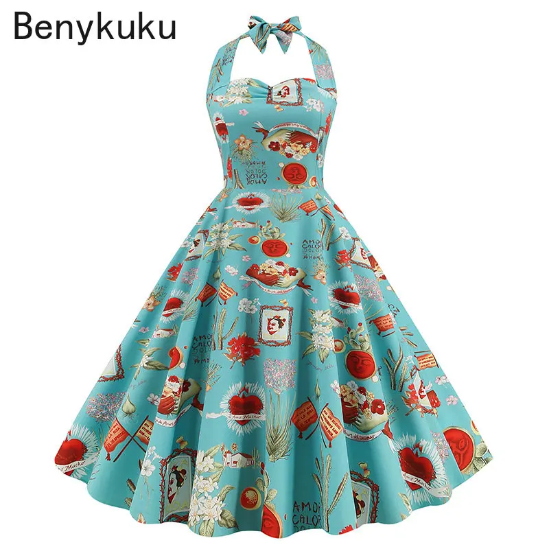 Women Summer Print 50s 60s Vin - огляд і ціна Women'S Fashion In The 50S