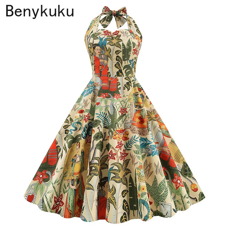 Women Summer Print 50s 60s Vin - огляд і ціна Women'S Fashion In The 50S