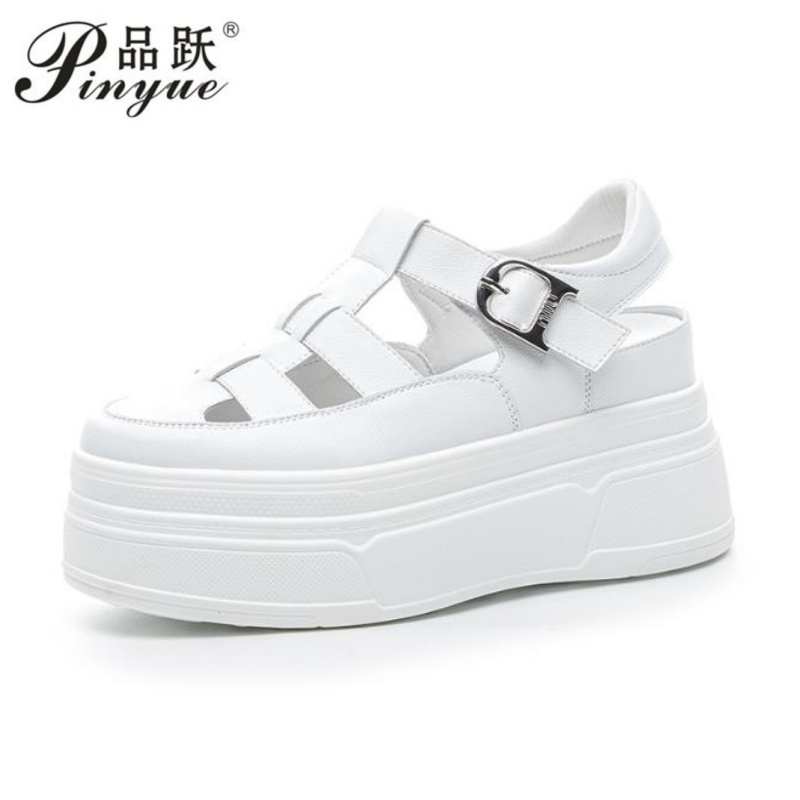 8.5cm Hollow Full Cow Genuine  - огляд і ціна Sneakers Fashion Women