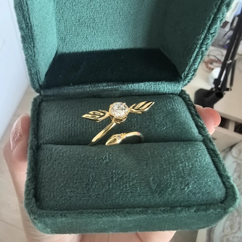 Gold-plated Snitch Ring Harrie - огляд і ціна Women'S Fashion Rings Gold