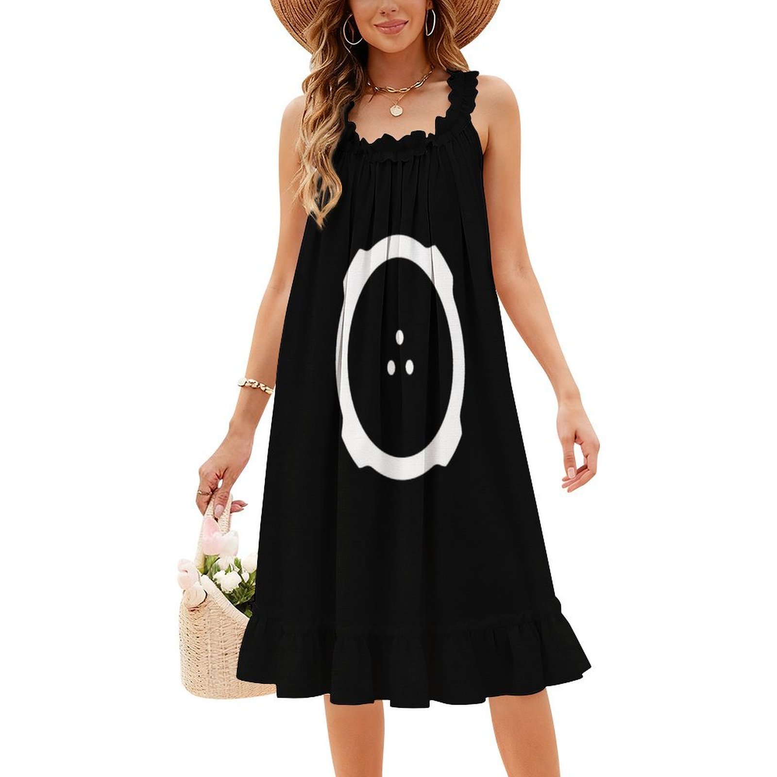 Ghost In The Shell Minimal Des - огляд і ціна Smocked Dress Women