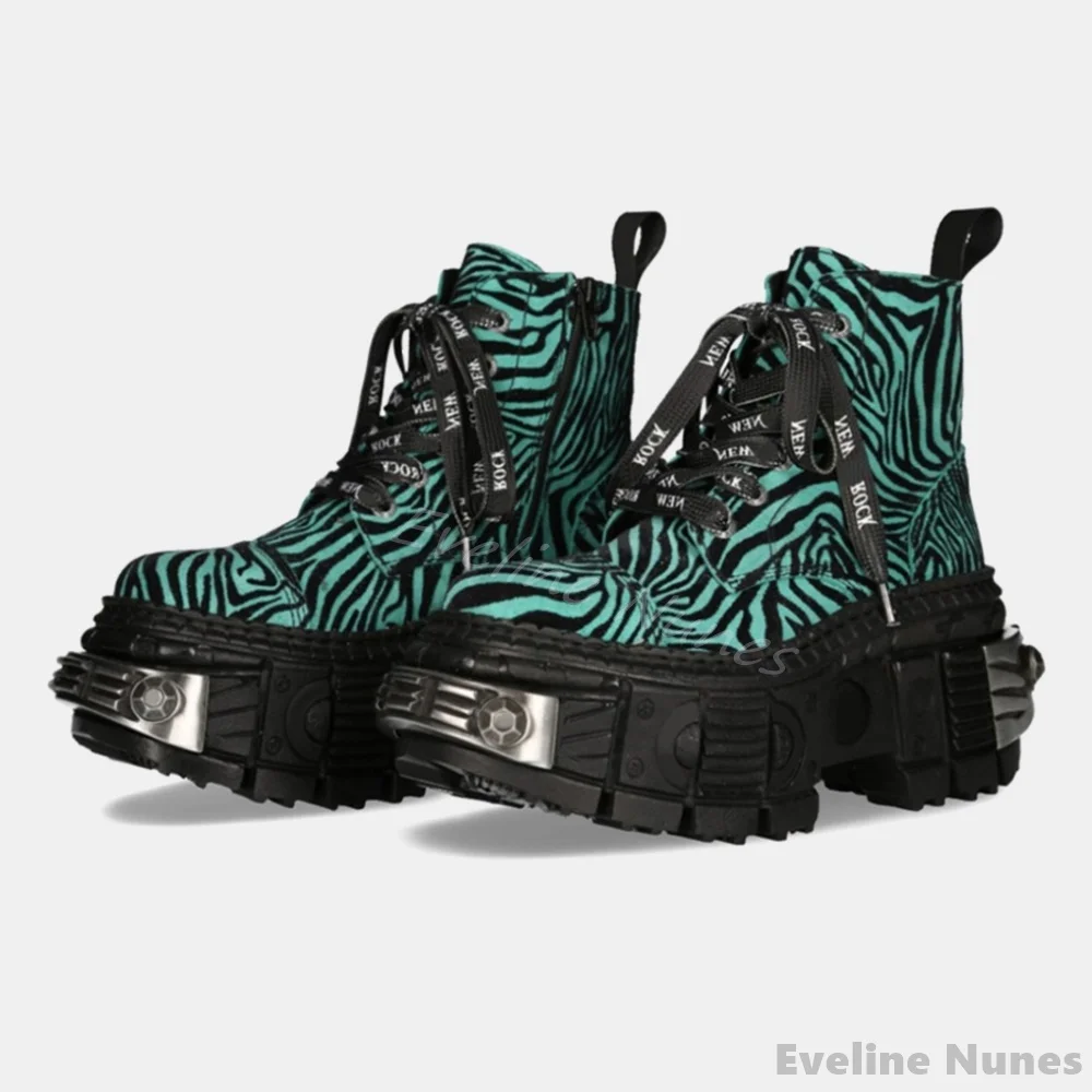 Retro Contrast Color Leopard P - огляд і ціна Winter Fashion Women Boots