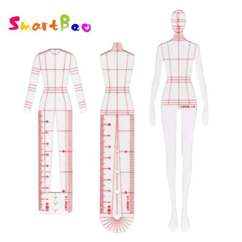 Women Fashion Drawing Ruler Fi - огляд і ціна Women Fashion Figure Template