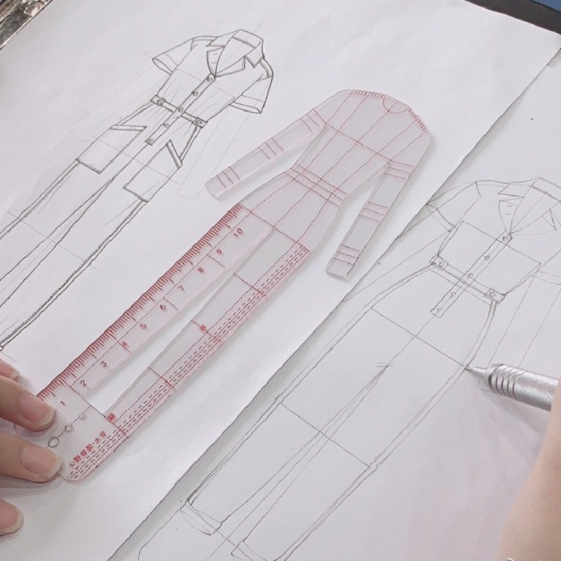 Women Fashion Drawing Ruler Fi - огляд і ціна Women Fashion Figure Template