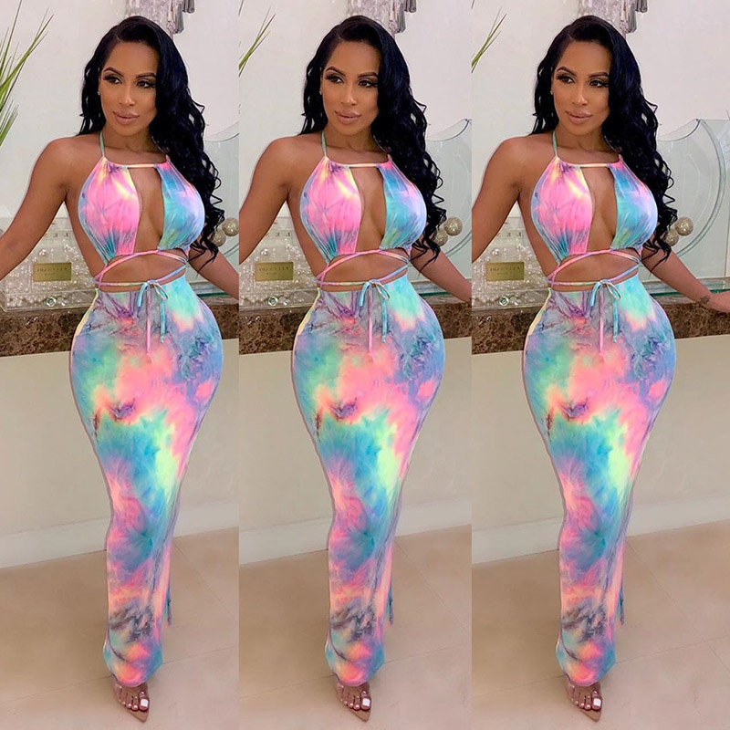 Tie Dye Sexy Two-piece Set, Ha - огляд і ціна Tie Dye Two Piece