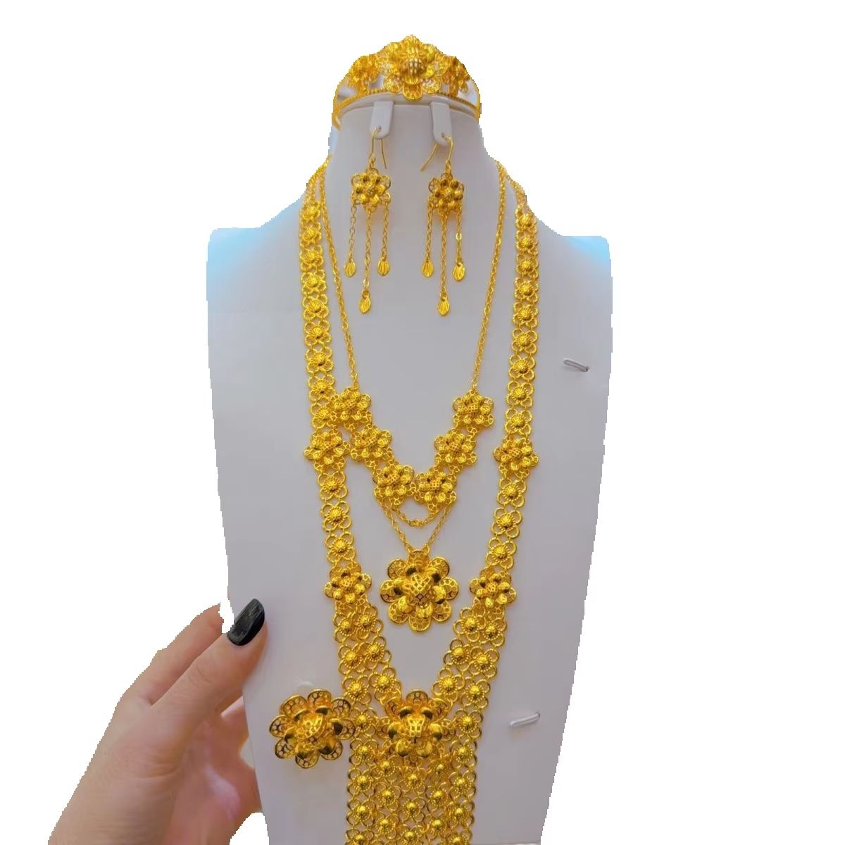 New French high-end 24K gold-p - огляд і ціна Women'S Fashion Rings Gold