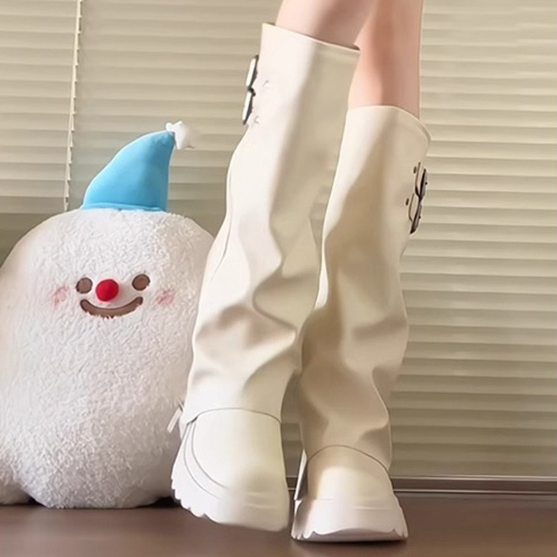 Punk Style Splicing Thick Bott - огляд і ціна Winter Fashion Women Boots