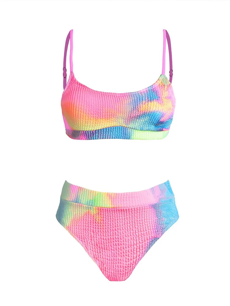 UETEEY Sexy Spaghetti Strap Ti - огляд і ціна Tie Dye Two Piece