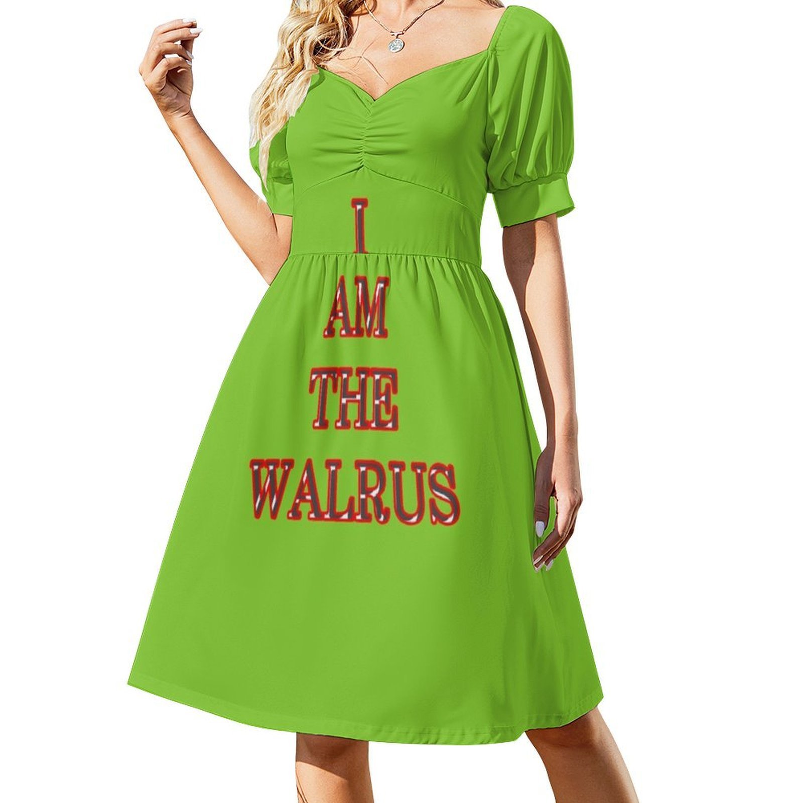 I Am The Walrus Floral Smock D - огляд і ціна Smocked Dress Women