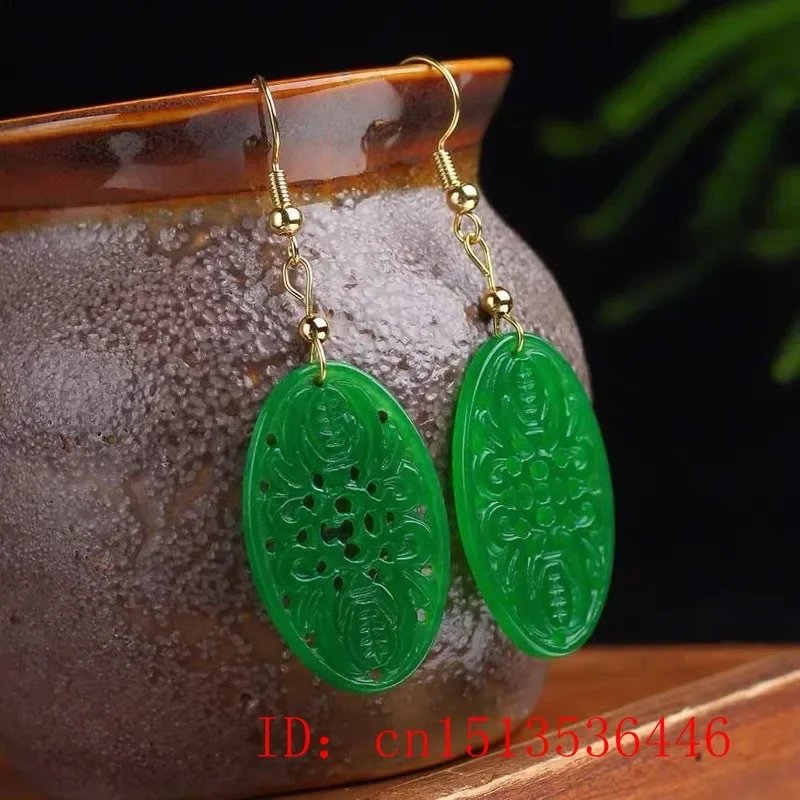 Original Natural Green Jade Em - огляд і ціна Women Fashion Jewellery