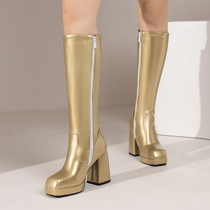 Green Winter Women Platform Kn - огляд і ціна Winter Fashion Women Boots