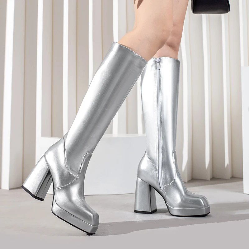 Green Winter Women Platform Kn - огляд і ціна Winter Fashion Women Boots