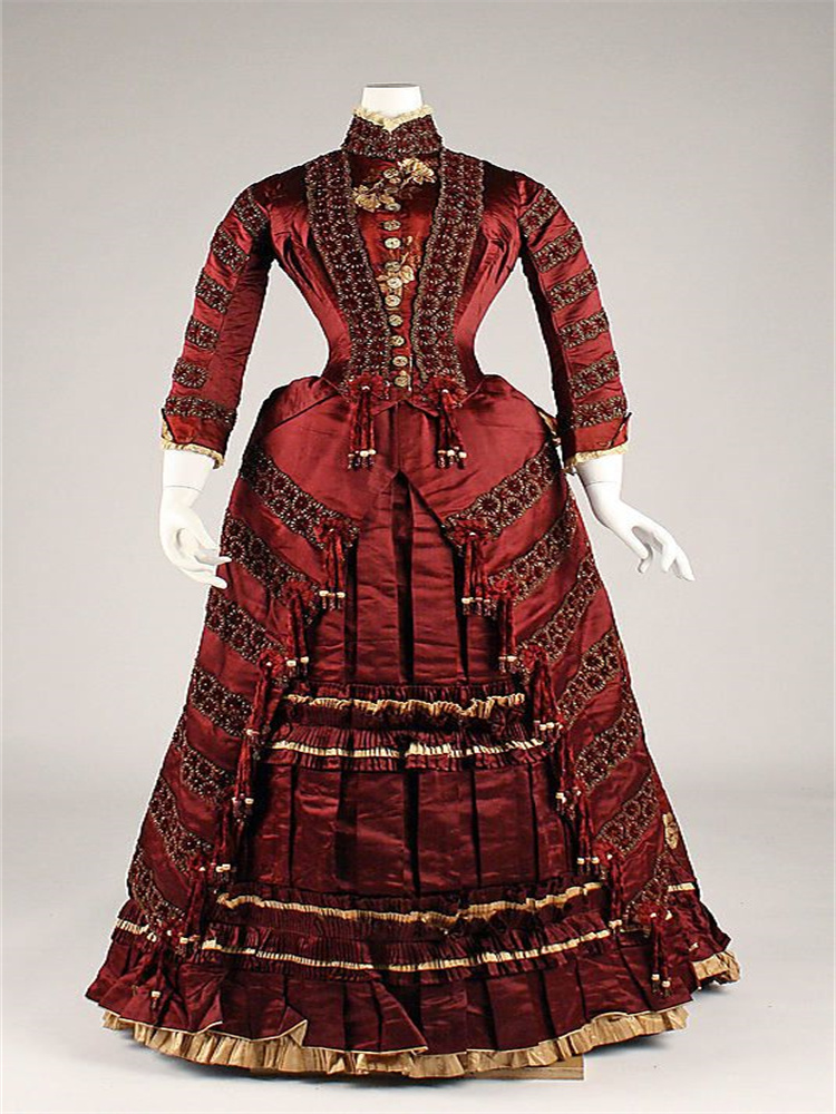 1890s Victorian Red Edwardian  - огляд і ціна Women'S Fashion Victorian Era