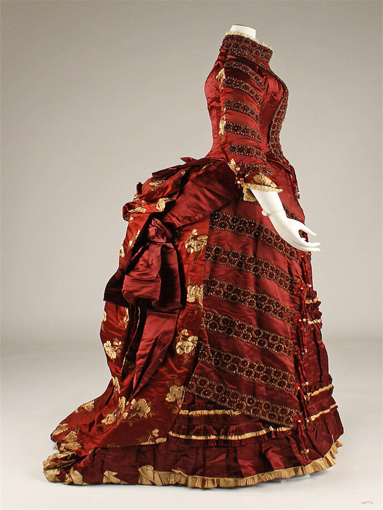 1890s Victorian Red Edwardian  - огляд і ціна Women'S Fashion Victorian Era