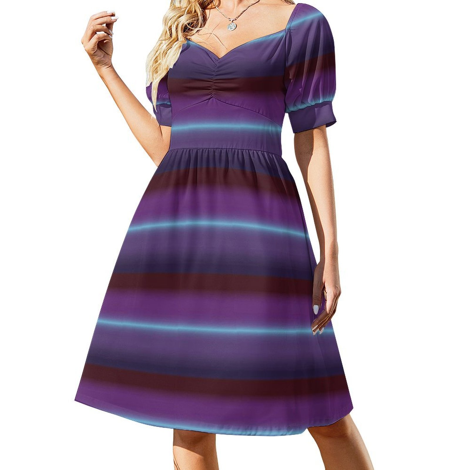 Gradient Floral Smock Dress Fo - огляд і ціна Smocked Dress Women