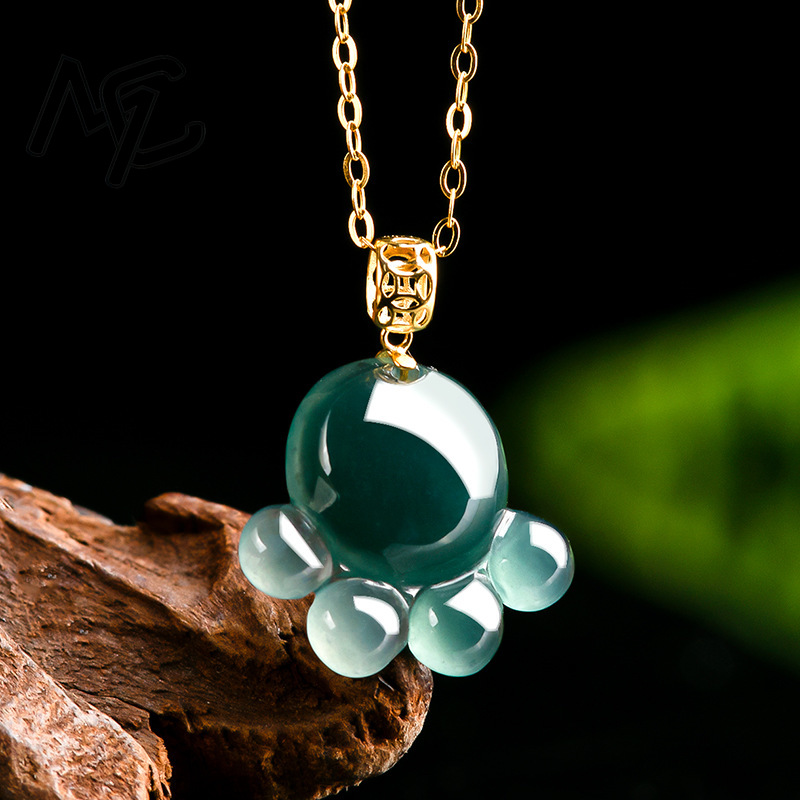 Natural Real Emerald Blue Wate - огляд і ціна Women'S Fashion Gifts