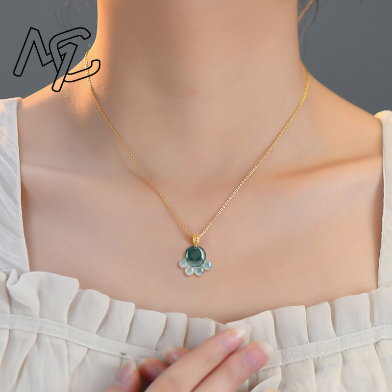 Natural Real Emerald Blue Wate - огляд і ціна Women'S Fashion Gifts