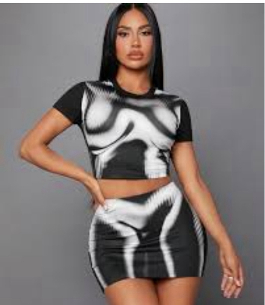 STYLISH LADY Tie Dye Printed S - огляд і ціна Tie Dye Two Piece