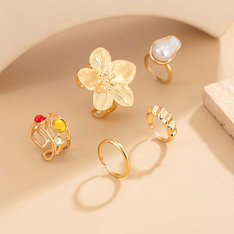 Adjustable Toe Ring Set Gold S - огляд і ціна Women'S Fashion Rings Gold