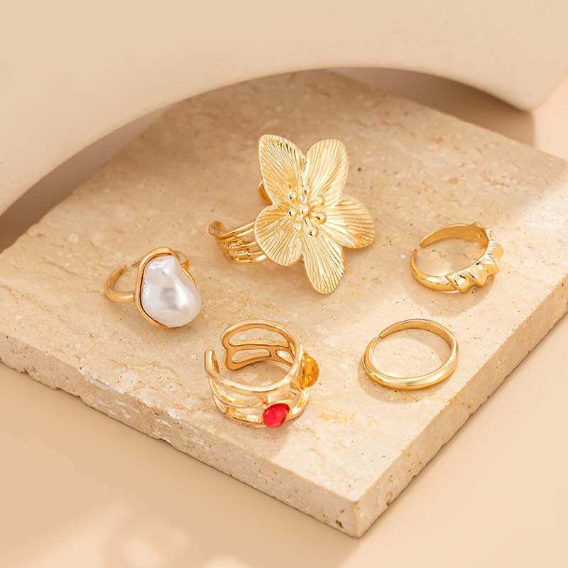 Adjustable Toe Ring Set Gold S - огляд і ціна Women'S Fashion Rings Gold