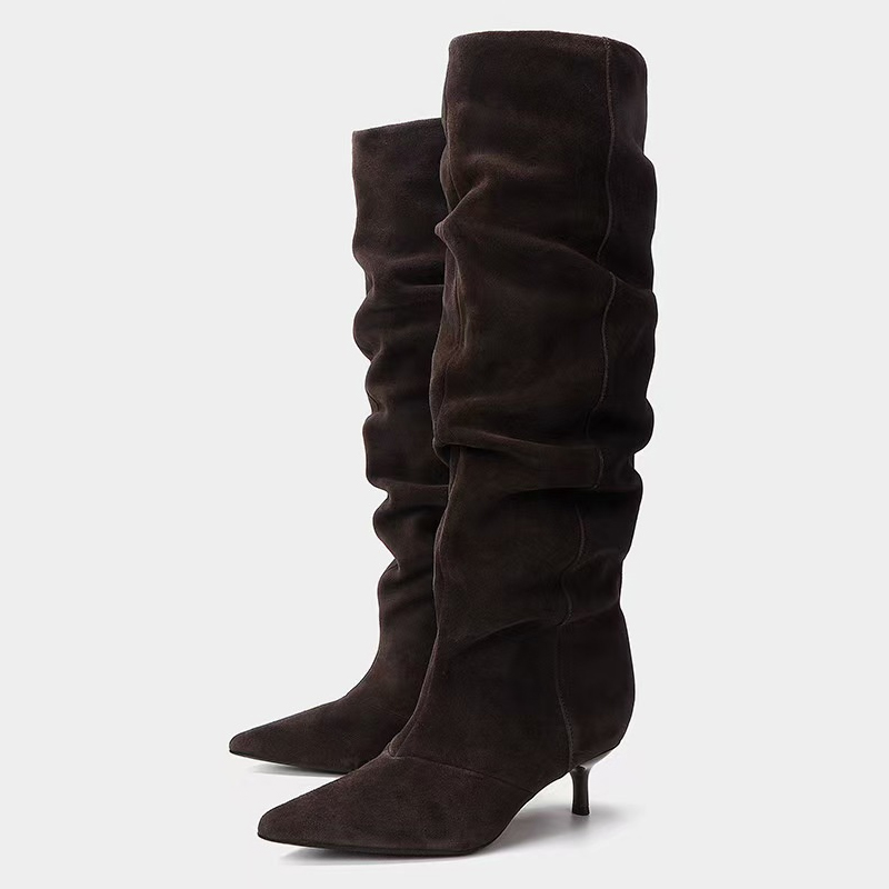 Liyke Runway Fashion Pleated S - огляд і ціна Winter Fashion Women Boots